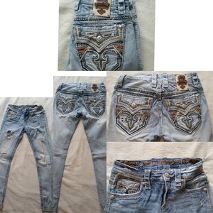 Men's rock revival jeans